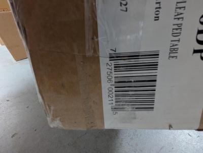 New In The Box T-36DP 36″ Round Drop Leaf Table Box 5