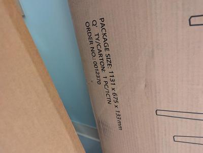 New In The Box Modway Furniture Render Writing Desk in Walnut -EEI-3342-WAL Box 6