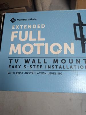 Members Mark Extended Full Motion TV Wall Mount
