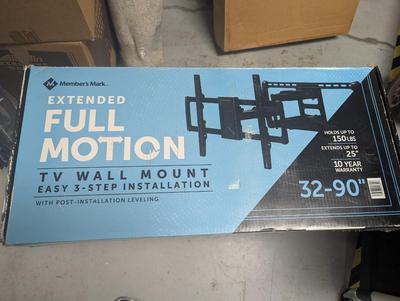 Members Mark Extended Full Motion TV Wall Mount