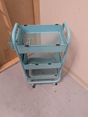 3 Tier Metal Rolling Utility Cart