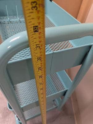 3 Tier Metal Rolling Utility Cart