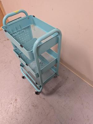 3 Tier Metal Rolling Utility Cart
