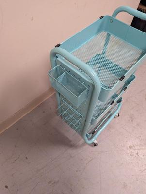 3 Tier Metal Rolling Utility Cart
