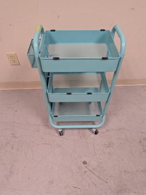 3 Tier Metal Rolling Utility Cart
