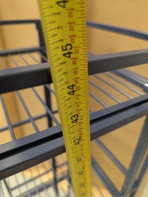 4 Tier Folding Metal Shelf