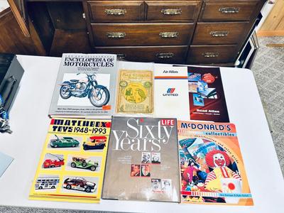 ASSORTED BOOKS WITH DIFFERENT SUBJECT MATTER