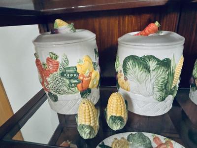 KMC CERAMIC CANISTERS AND SHAKERS