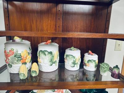 KMC CERAMIC CANISTERS AND SHAKERS