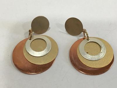 Mixed Medal Earrings