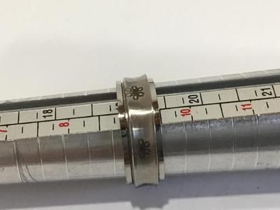 Silvertone Spinner ring