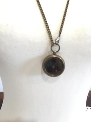 Glass Compass Necklace