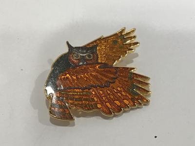 Enamel Owl pin