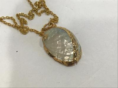 Gold Tone Shell Necklace