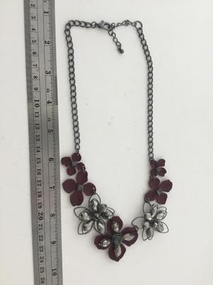 Beautiful statement floral necklace