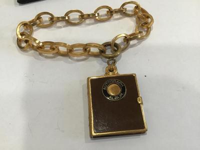 Vintage Autograph Phone book Bracelet