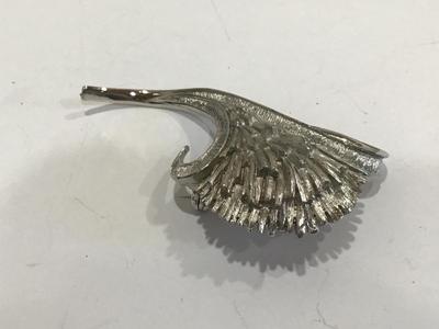 Brushed silver Tone Brooch