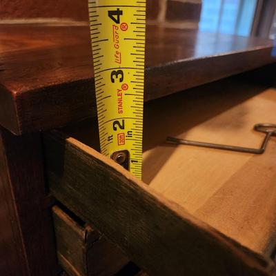 Antique Seed Cabinet 8 Drawers 16"x12"x42"