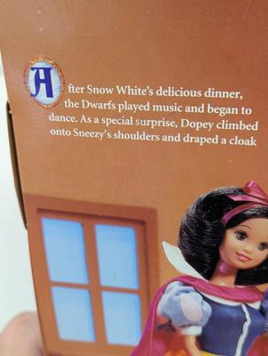 Walt Disney's Snow White & The Seven Dwarfs & Beauty & The Beast Mattel Doll Lot 26