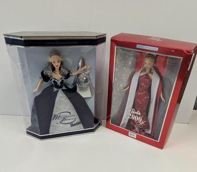 Millennium Princess Barbie & Collectors Edition Barbie 2000 Lot 29
