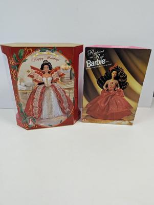 Happy Holidays Special Edition & Toys "R" US Special Edition Radiant In Red Barbies Lot 30