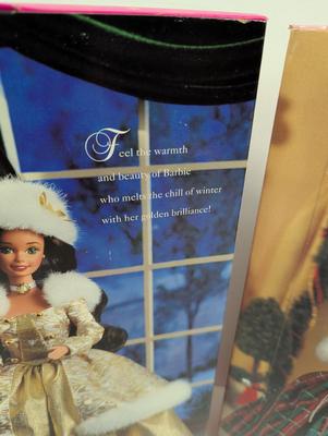 Special Edition Winter Fantasy & Special Edition Winter's Eve Barbies Lot 32