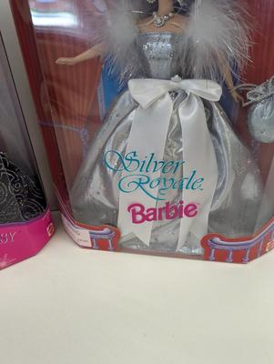 Special Edition Winter Fantasy & Special Edition Silver Royale Barbies Lot 34