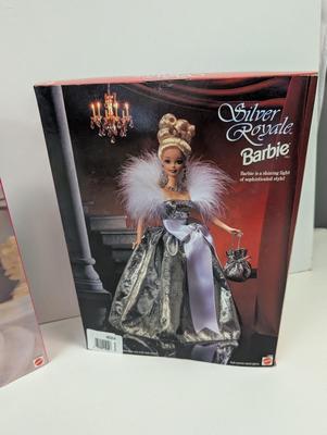 Special Edition Winter Fantasy & Special Edition Silver Royale Barbies Lot 34