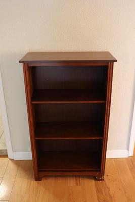 Cherry 3-Shelf Book Case