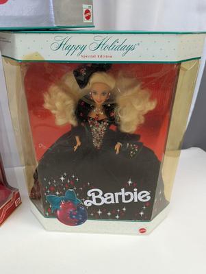 Special Editions Happy Holidays Barbies Lot 39