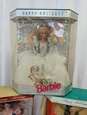 Special Editions Happy Holidays Barbies Lot 39