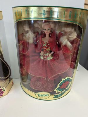 Special Edition Happy Holidays Barbies Lot 41