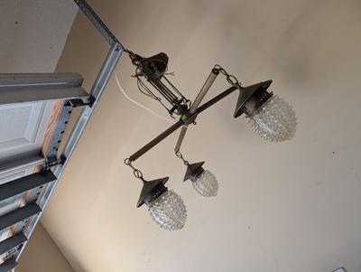 Antique Brass Chandelier