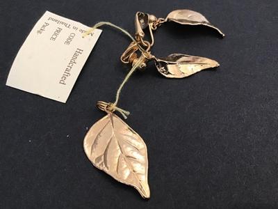 Thailand Hand Crafted Clip on Earrings and Pendant