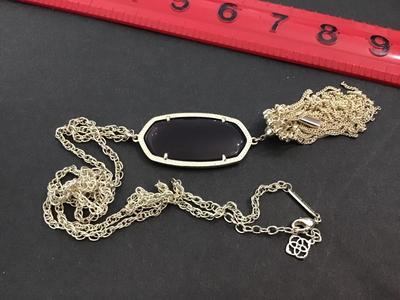 Kendra Scott Purple Tassel Necklace
