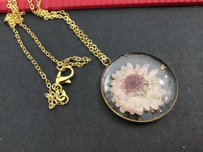 Dried Floral Necklace
