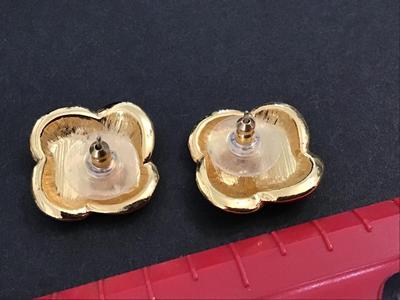 Vintage Enamel Earrings