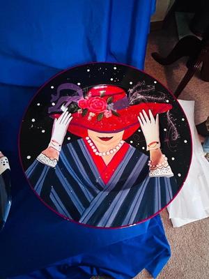 THE RED HAT SOCIETY SERVING PLATTERS