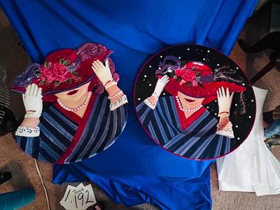 THE RED HAT SOCIETY SERVING PLATTERS