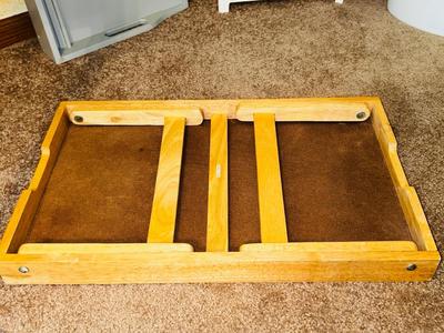 4 TIER BASKET ORGANIZER, LAP AND SERVING TRAYS, CHAIR ARM ORGANIZER AND MORE
