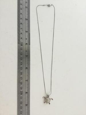 Unmarked turtle fashion necklace