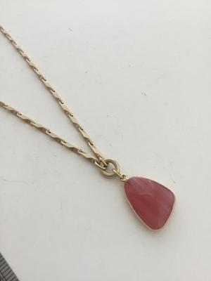 Gold tone unmarked fashion necklace