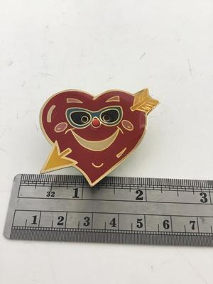 Vintage heart arrow through it brooch