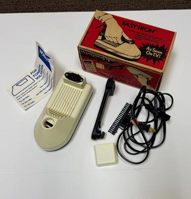 Vintage Lightweight Travel Iron By Easy-Iron - 1983