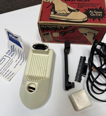 Vintage Lightweight Travel Iron By Easy-Iron - 1983
