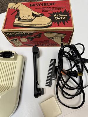 Vintage Lightweight Travel Iron By Easy-Iron - 1983