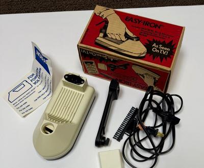 Vintage Lightweight Travel Iron By Easy-Iron - 1983