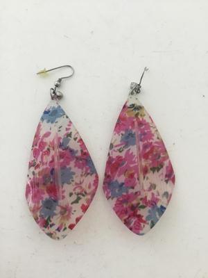 Beautiful floral dangle statement earrings
