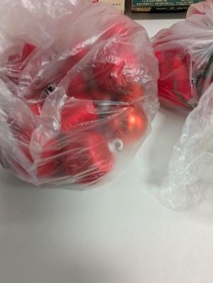 Vintage Christmas Ornaments Kringle Glass Santa Land Shiny Brite