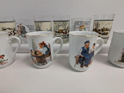 Norman Rockwell Museum Currier & Ives Mugs & Glasses